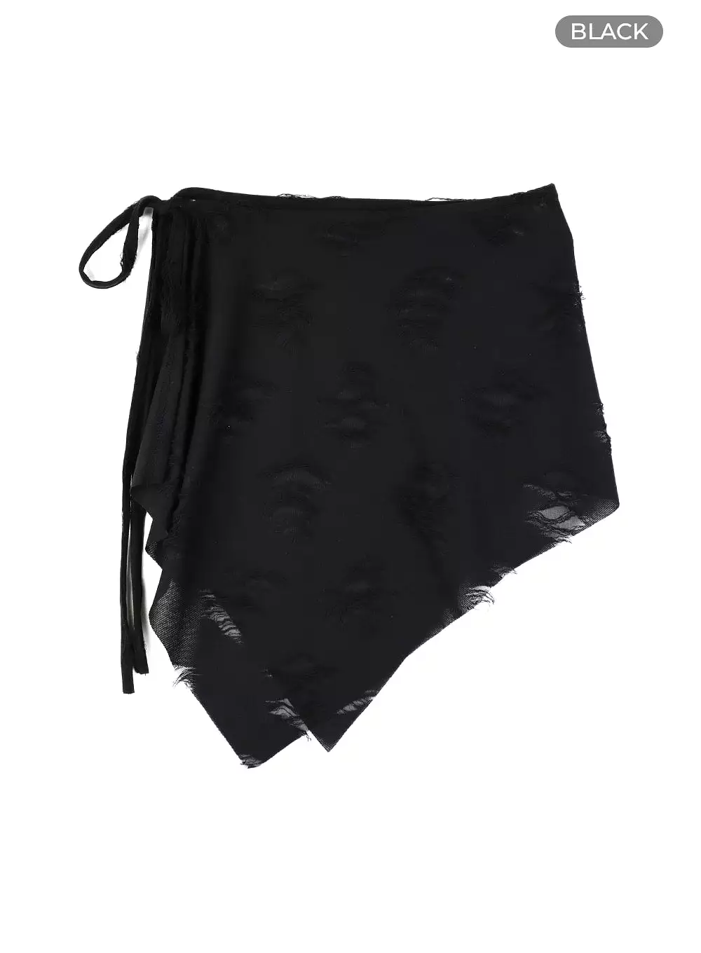 Damaged Wrap Mini Skirt CF427