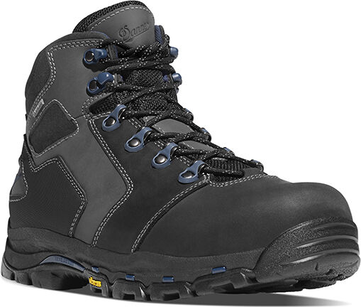 Danner Men's Black 4.5" Vicious Plain Toe Work Boot 