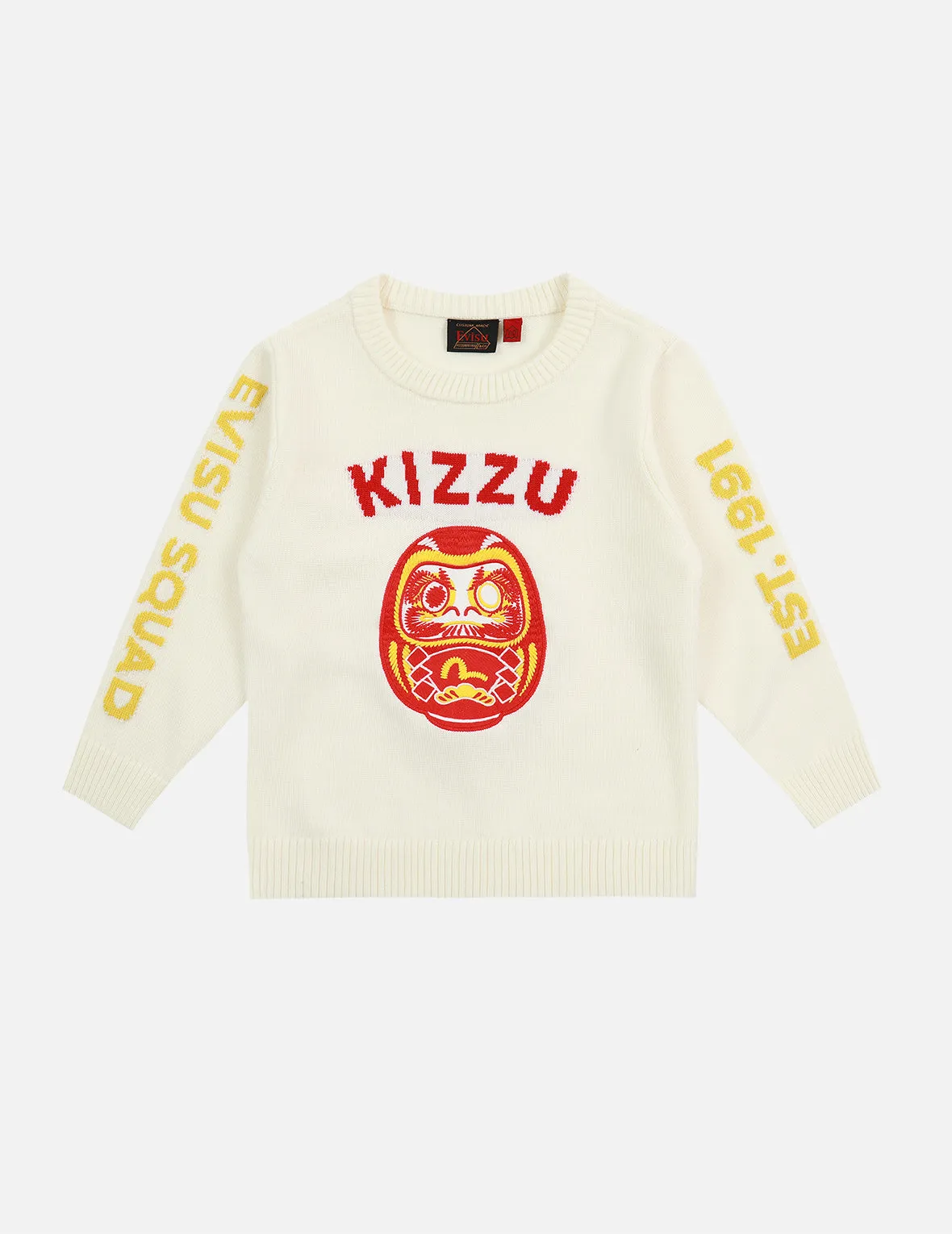 Daruma Embroidery Sweater