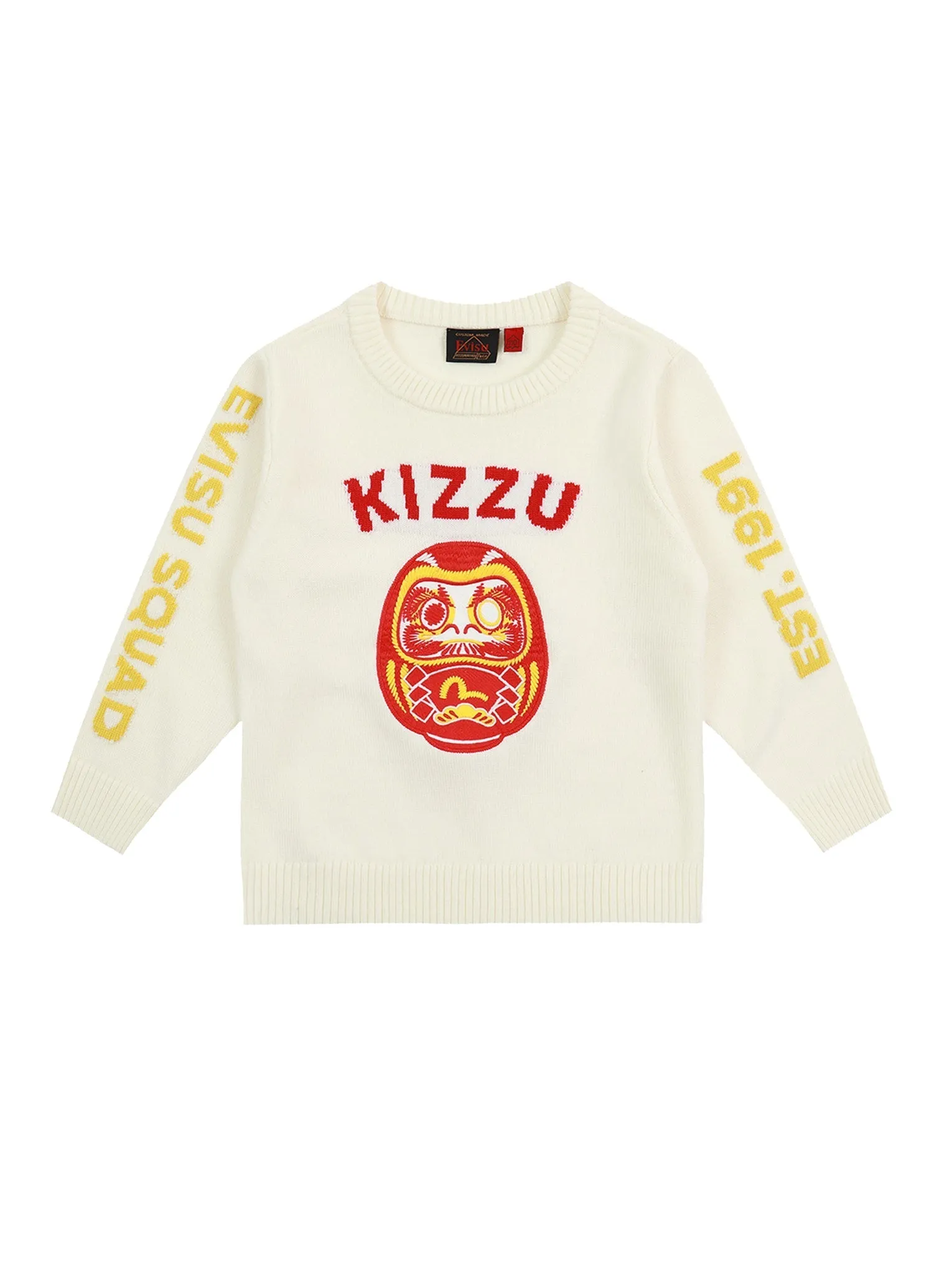 Daruma Embroidery Sweater