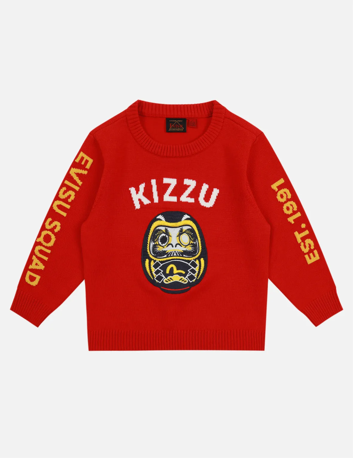 Daruma Embroidery Sweater