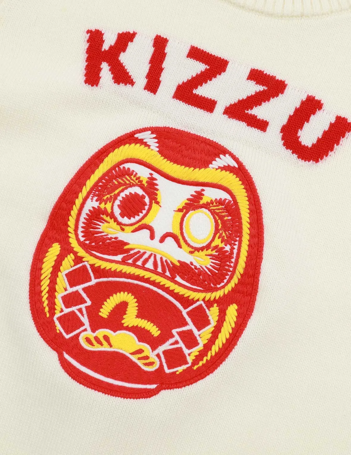 Daruma Embroidery Sweater