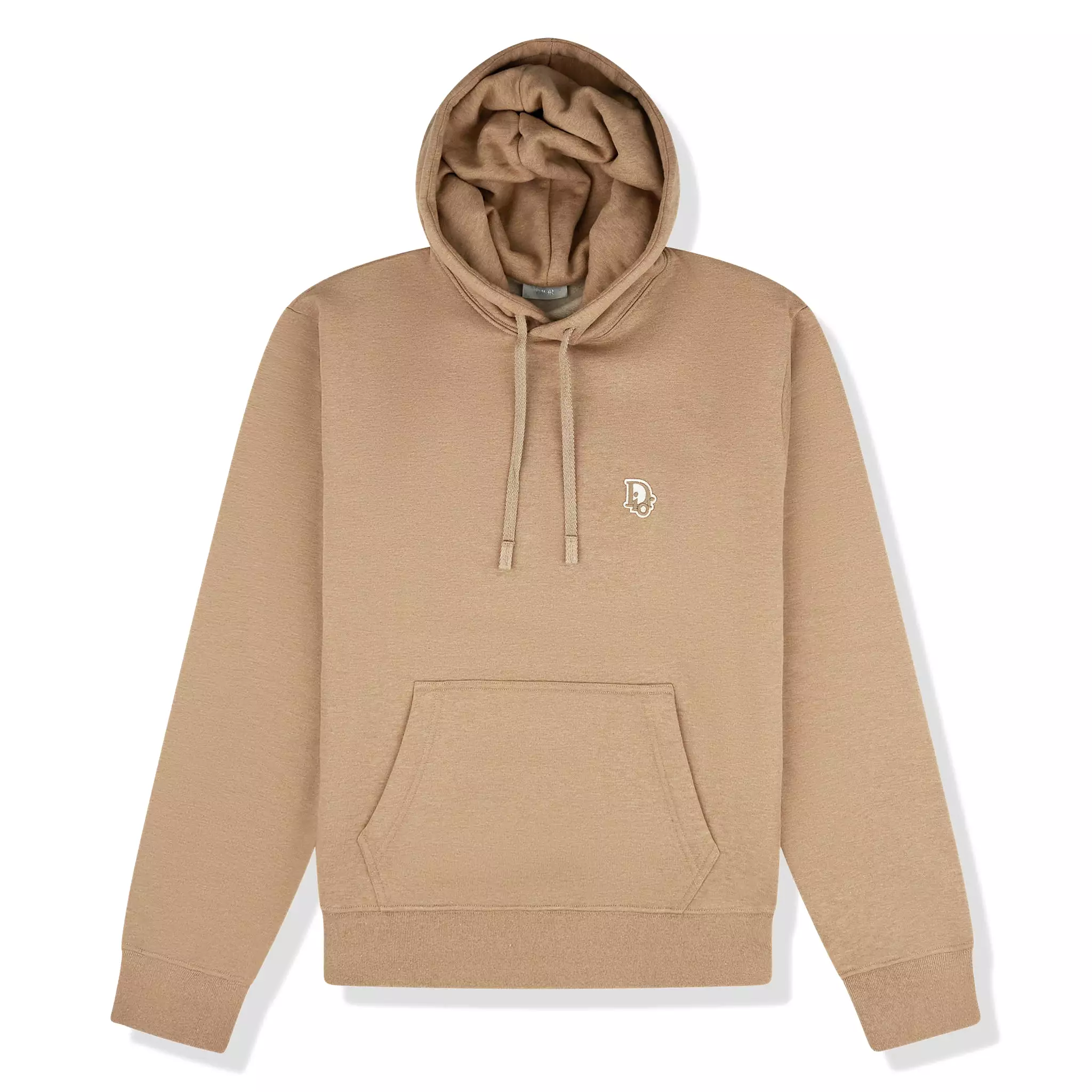 Dior Oblique Patch Cashmere And Wool Beige Hoodie