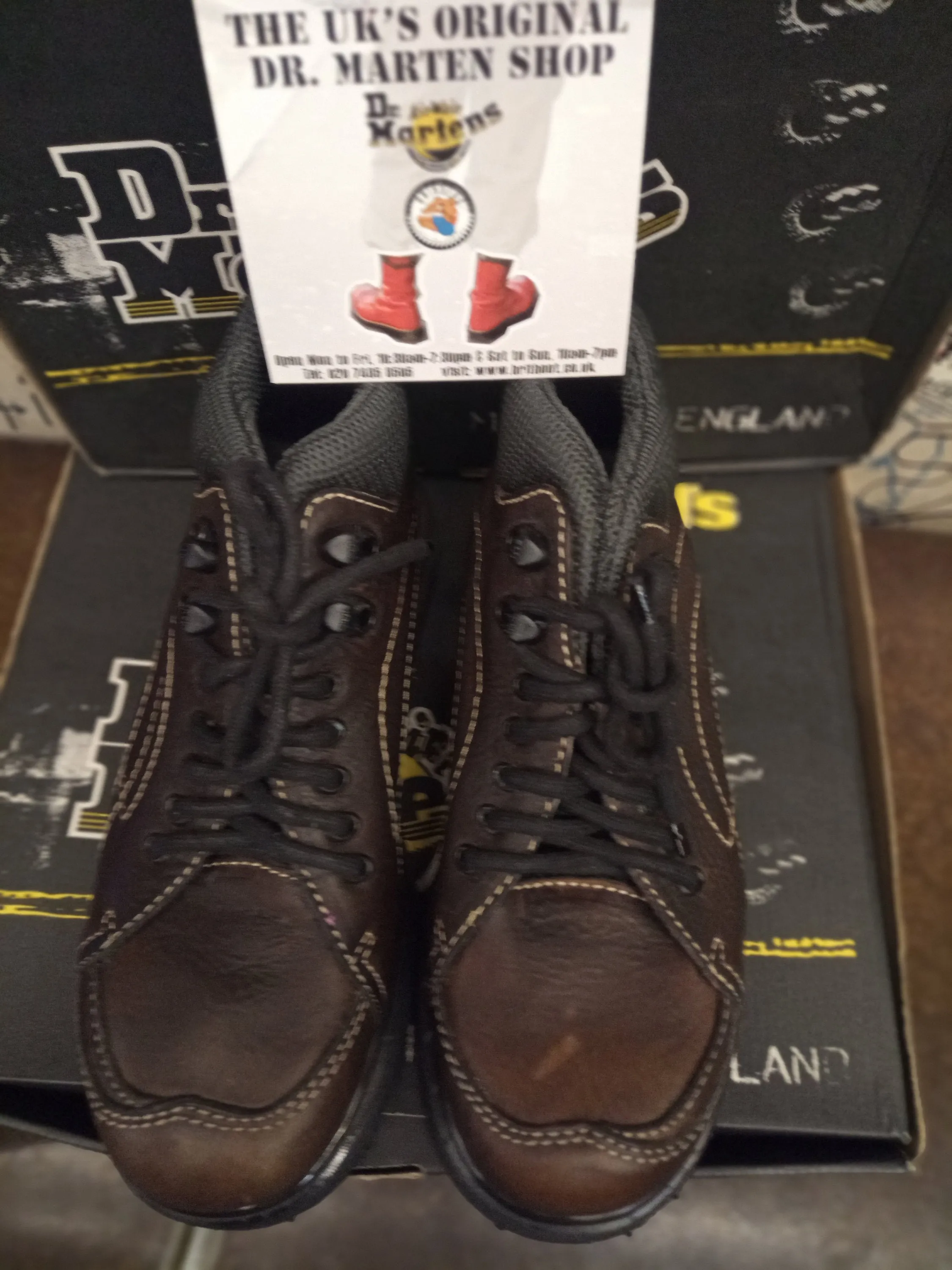 Dr Martens Made in England Brown Boot size 6