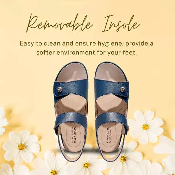 DR.KONG WOMEN REMOVABLE INSOLE SANDALS DK-S8000426E3-BLU(RP : $189)