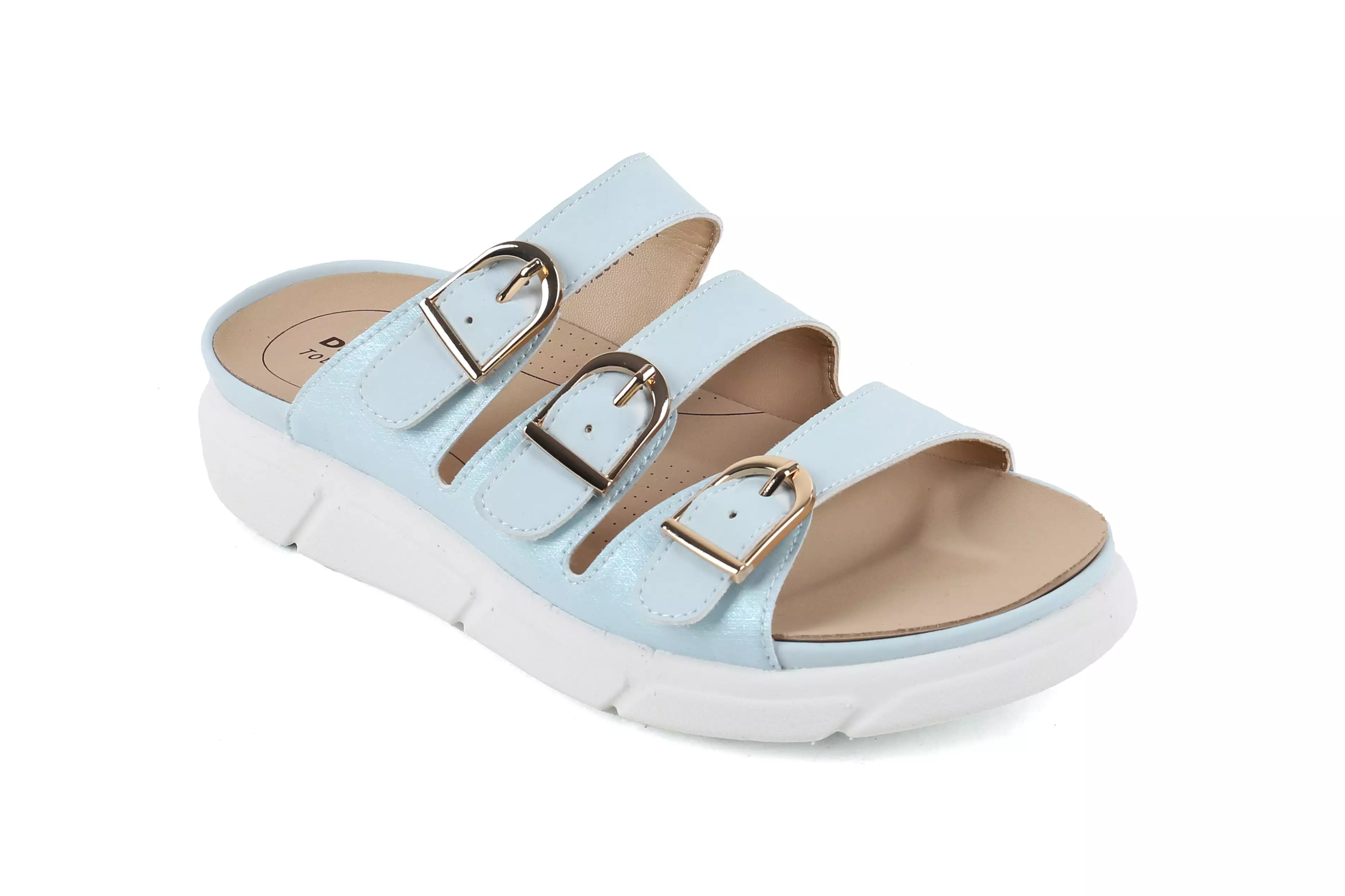 DR.KONG WOMEN REMOVABLE INSOLE SANDALS DK-S8000436-LBU(RP : $169)