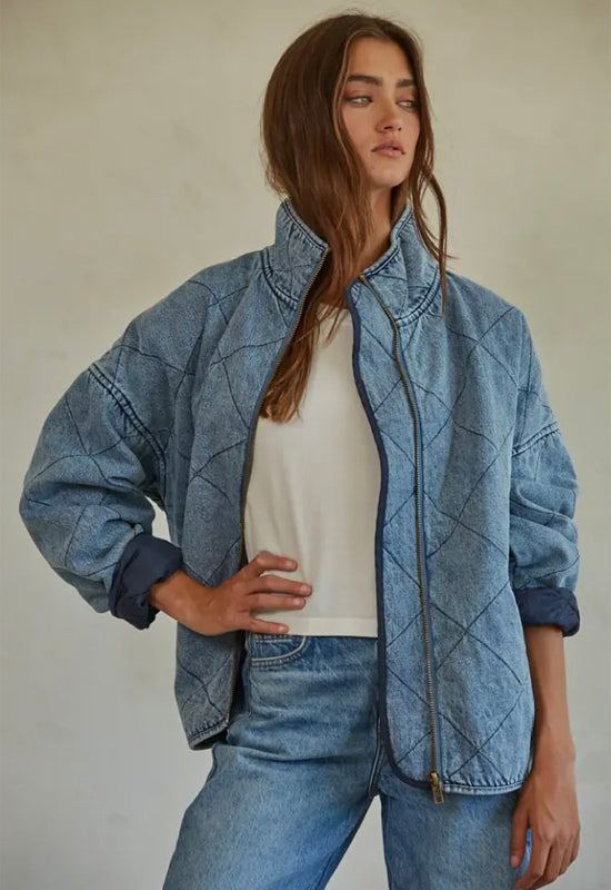 Eclipse Denim Jacket - Denim Blue