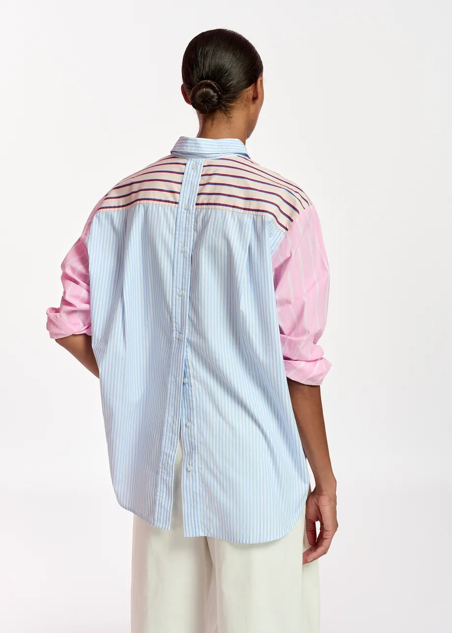 Essentiel Antwerp Multicolor Striped Cotton Shirt