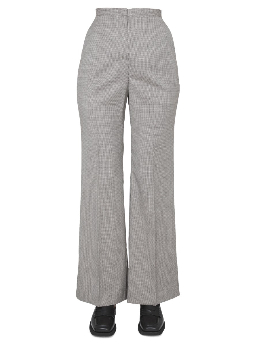 FABIANA FILIPPI    VIRGIN WOOL MICRO HOUNDSTOOTH PANTS