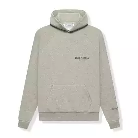 Fear Of God Essentials Core Collection Dark Heather Oatmeal Hoodie