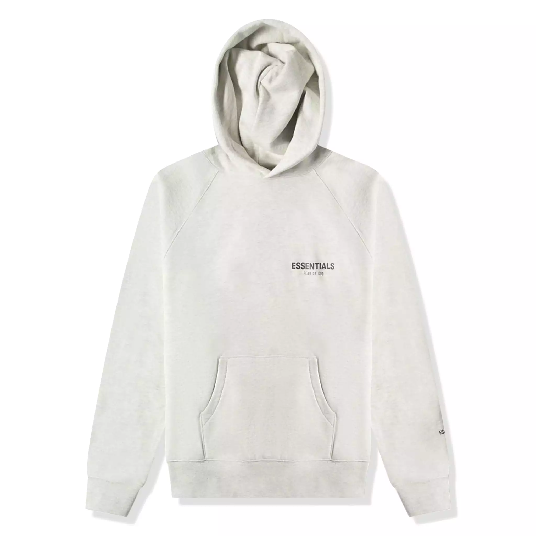 Fear Of God Essentials Core Collection Light Heather Oatmeal Hoodie