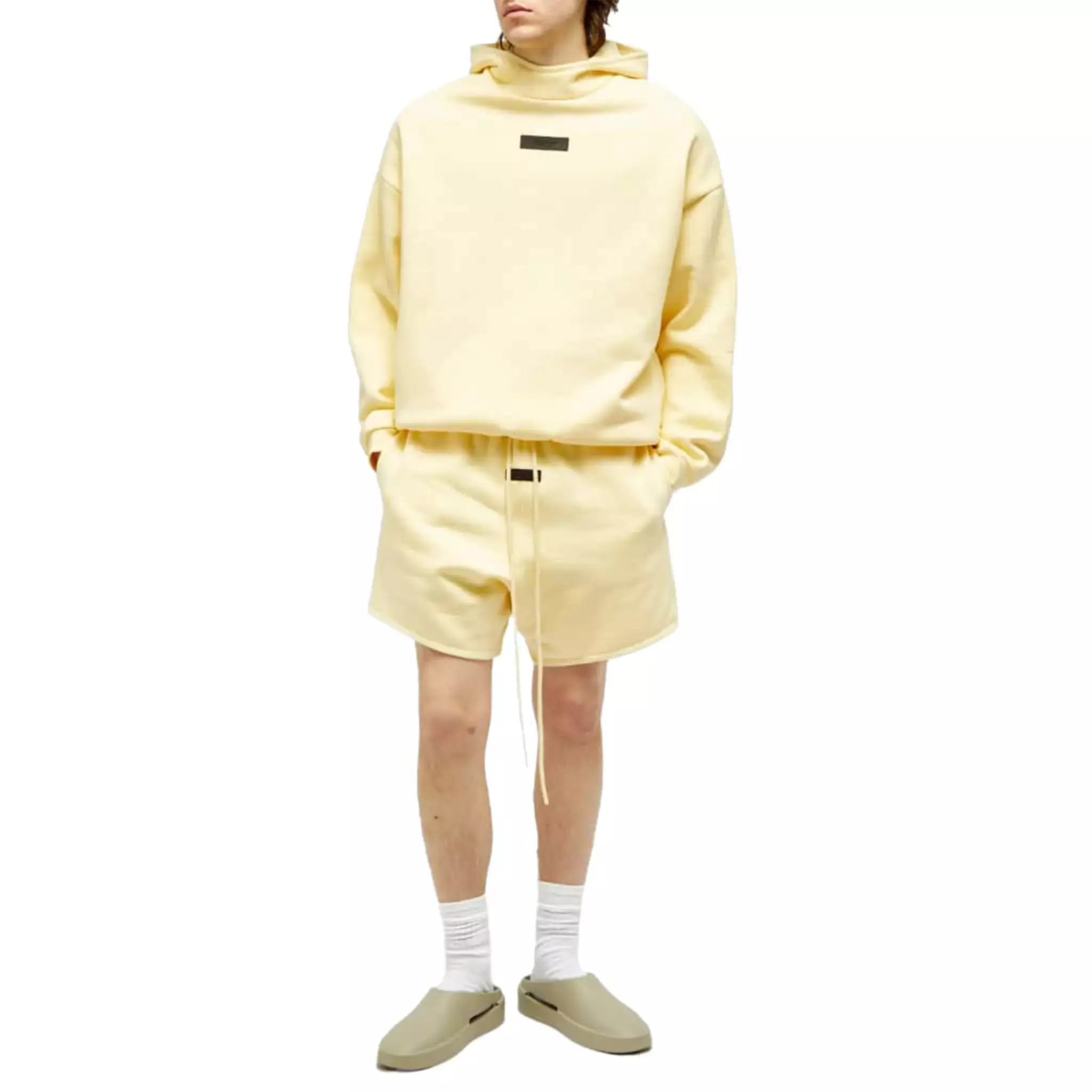 Fear Of God Essentials Garden Yellow Hoodie (FW23)