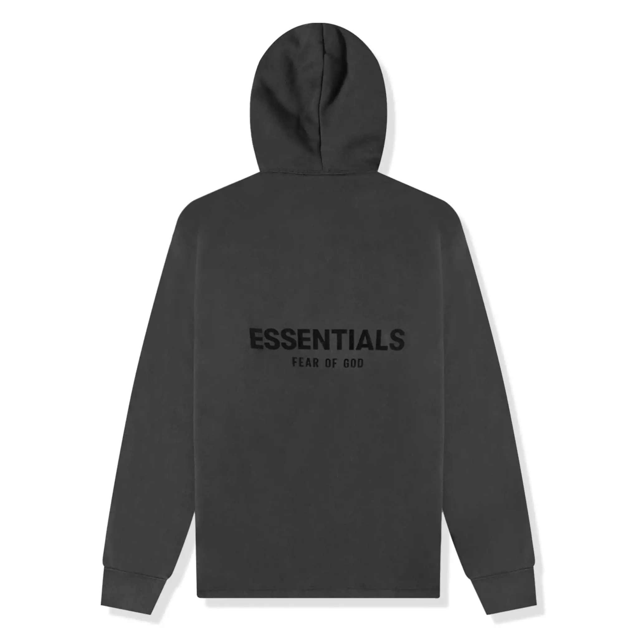 Fear Of God Essentials Relaxed Black Hoodie (SS22)