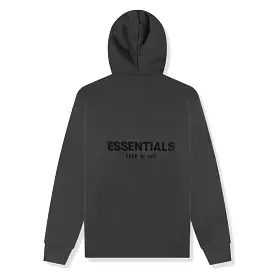 Fear Of God Essentials Relaxed Black Hoodie (SS22)