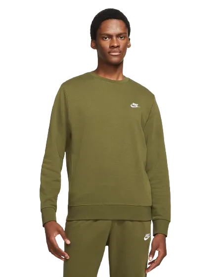 Felpa Nike Verde Militare Uomo