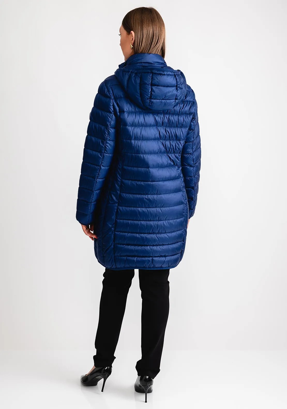 Frandsen Down Padded Hooded Coat, Navy