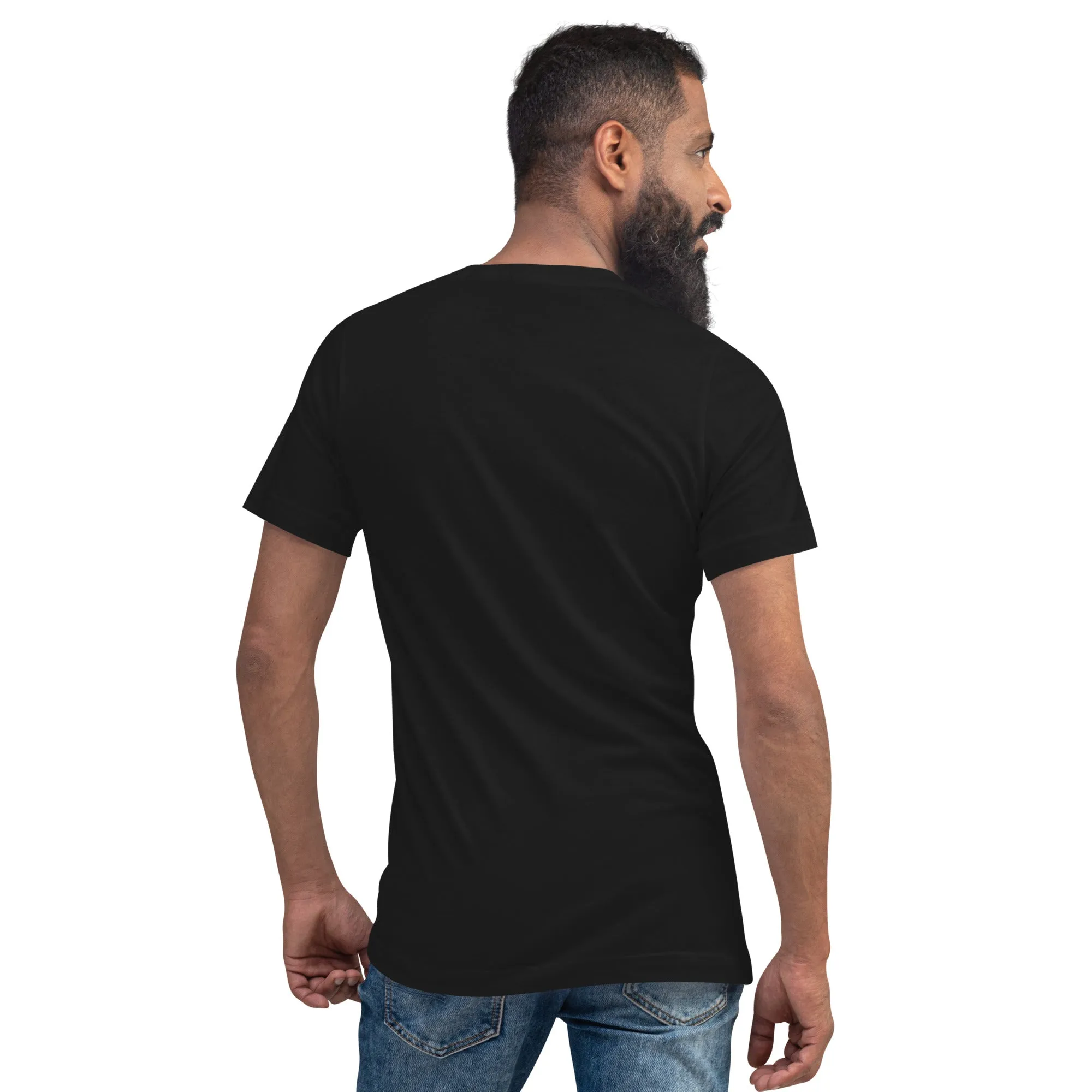 Gerald Black Signature Embroidered Unisex Short Sleeve V-Neck T-Shirt OrBL