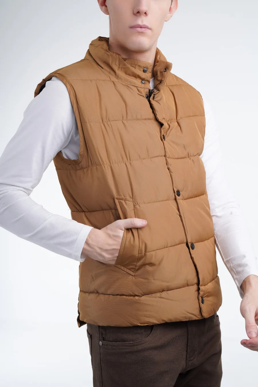 Golden Puffer Gilet