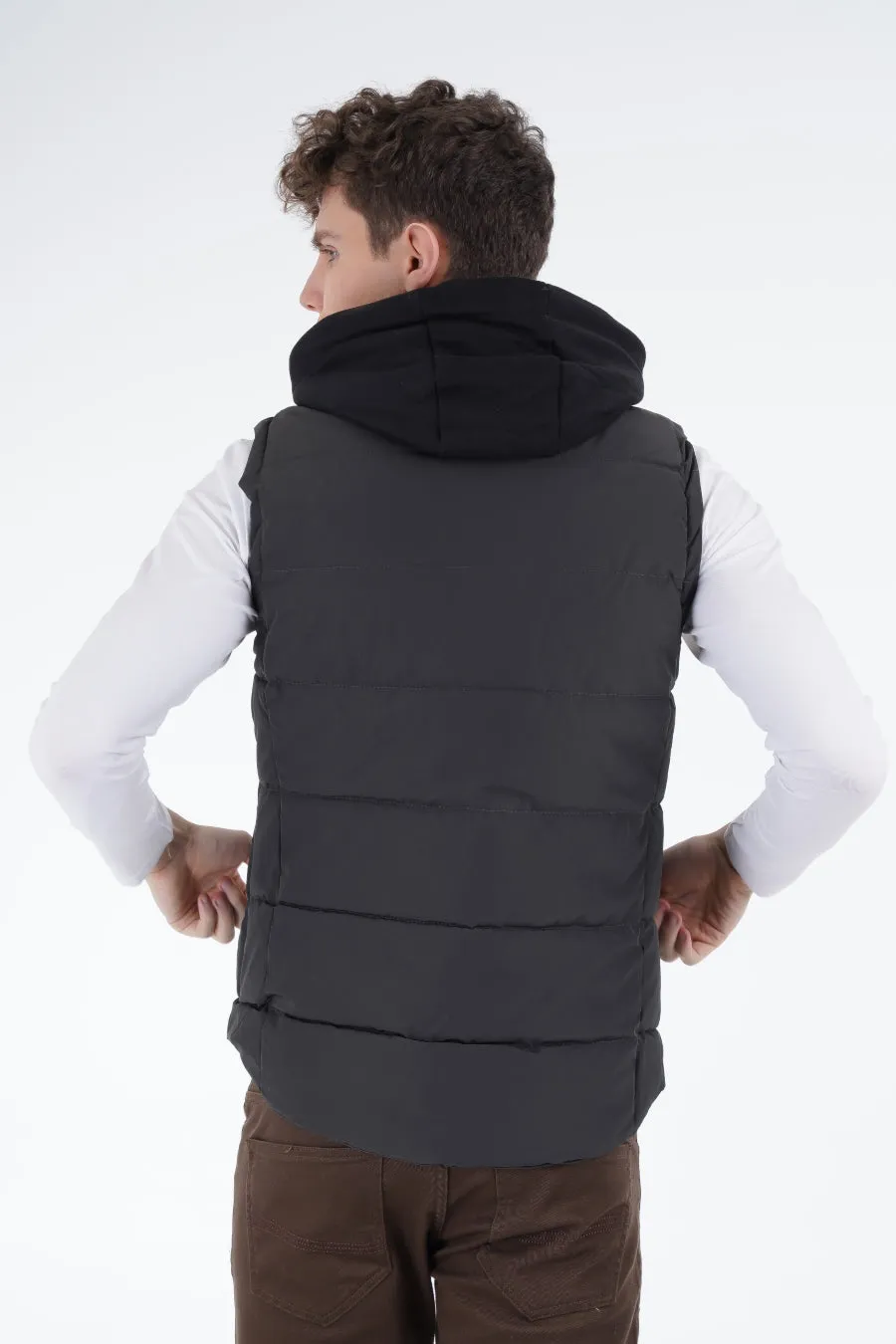 Grey Puffer Gilet