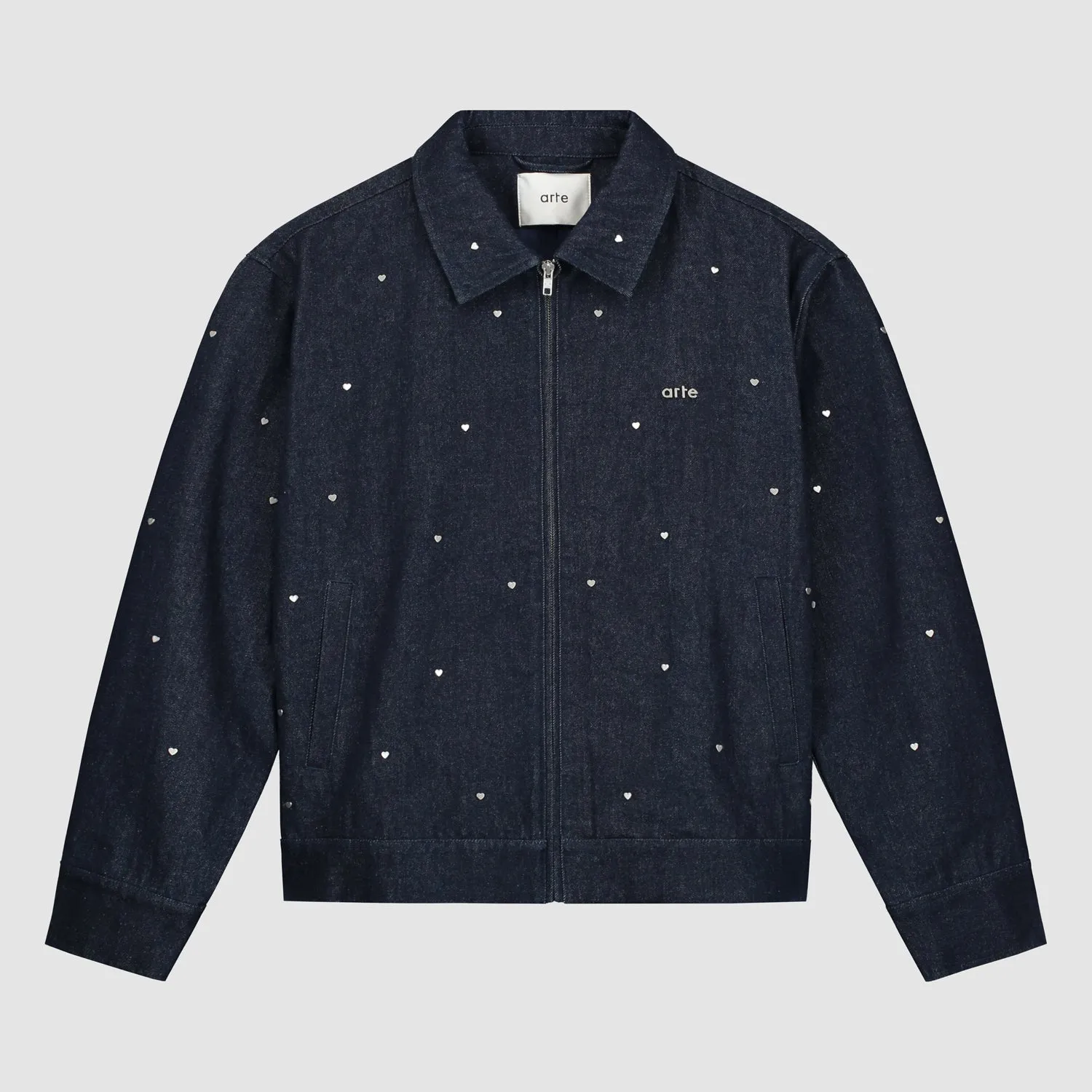 Heart Denim jacket - Navy