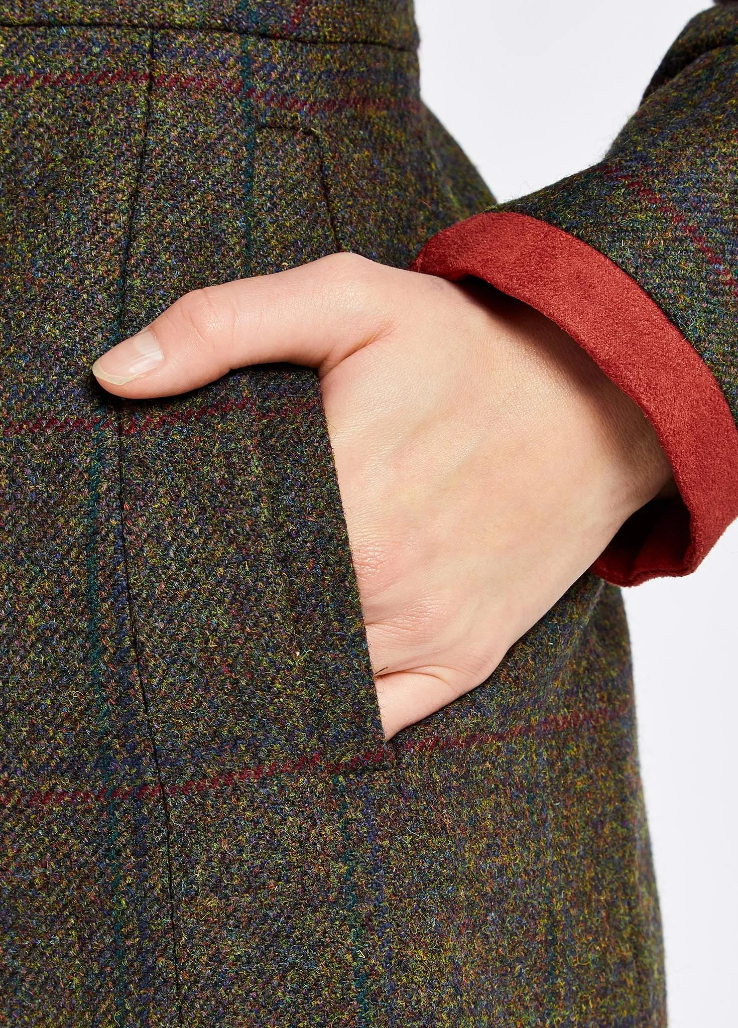 Hedgerow Tweed Coat - Hemlock