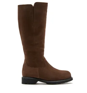 HELENE SHEARLING-LINED SUEDE BOOT