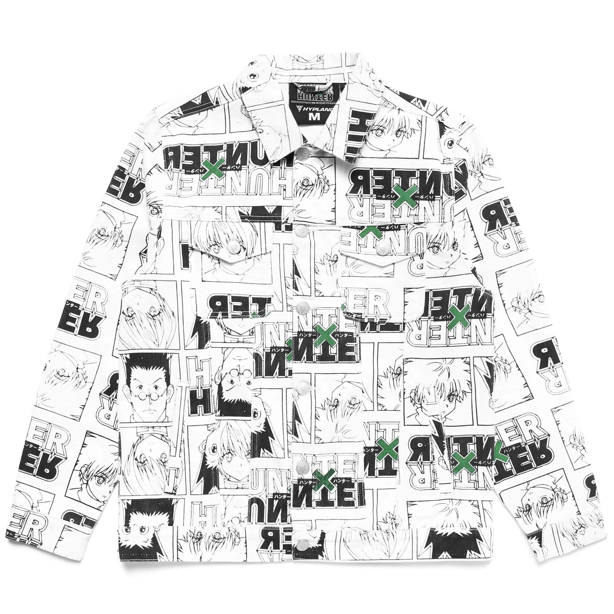 HXH CHARACTER DENIM JACKET (WHITE)