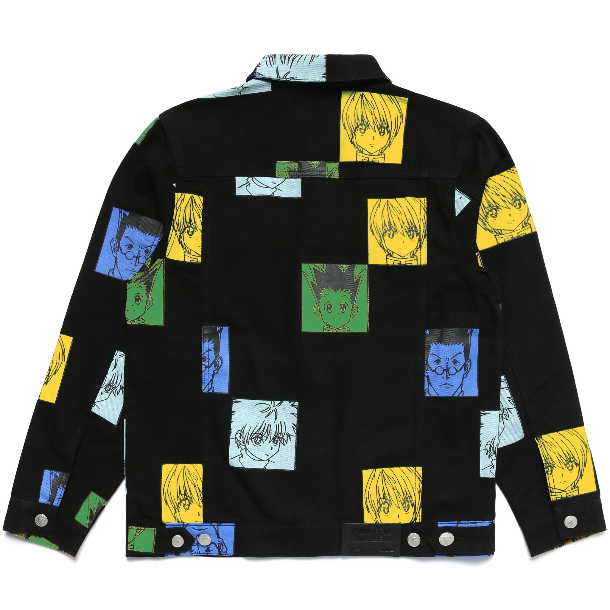 HXH COLOR DENIM JACKET (BLACK)