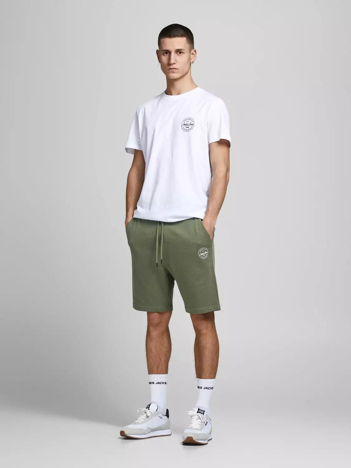 Jack & Jones Men's 'JJIShark' Sweat/ Jogger Shorts