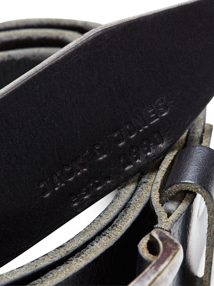 Jack & Jones Mens Leather Belt 'JACPAUL'