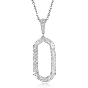 Jamilla Pendant with Clear Crystal