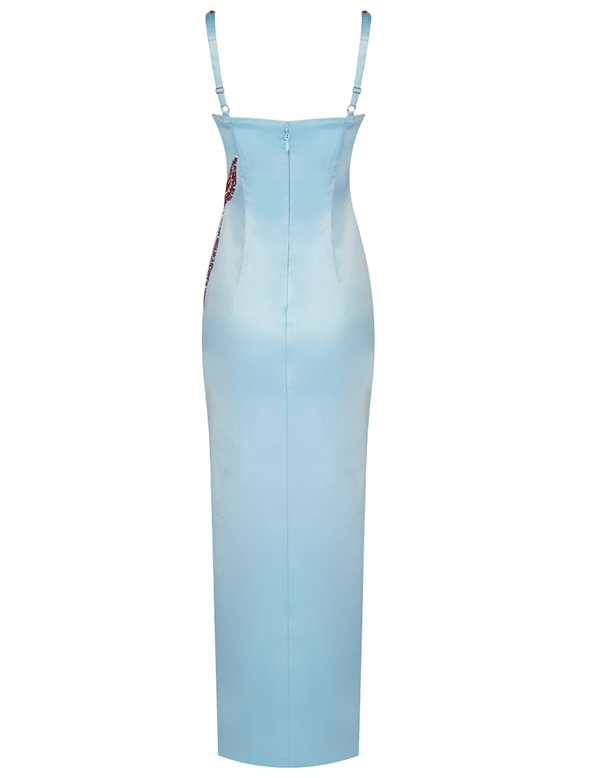 Jazlyn Blue Maxi Dress