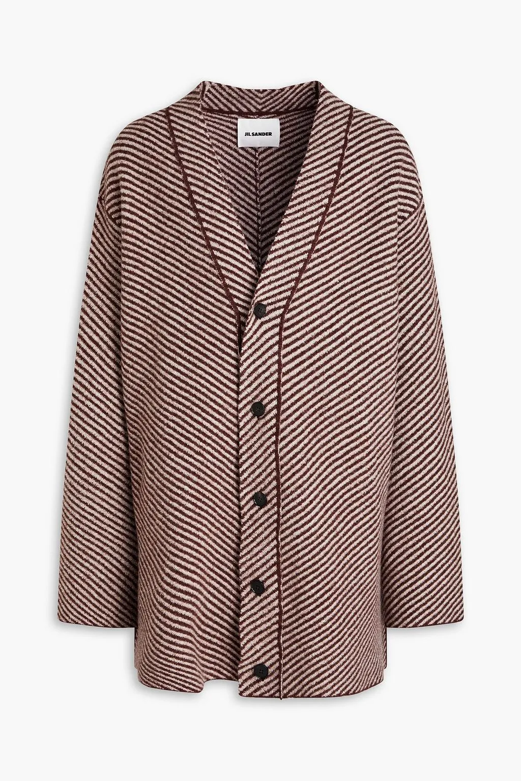 Jil Sander  |Stripes Wool Street Style Designers Cardigans