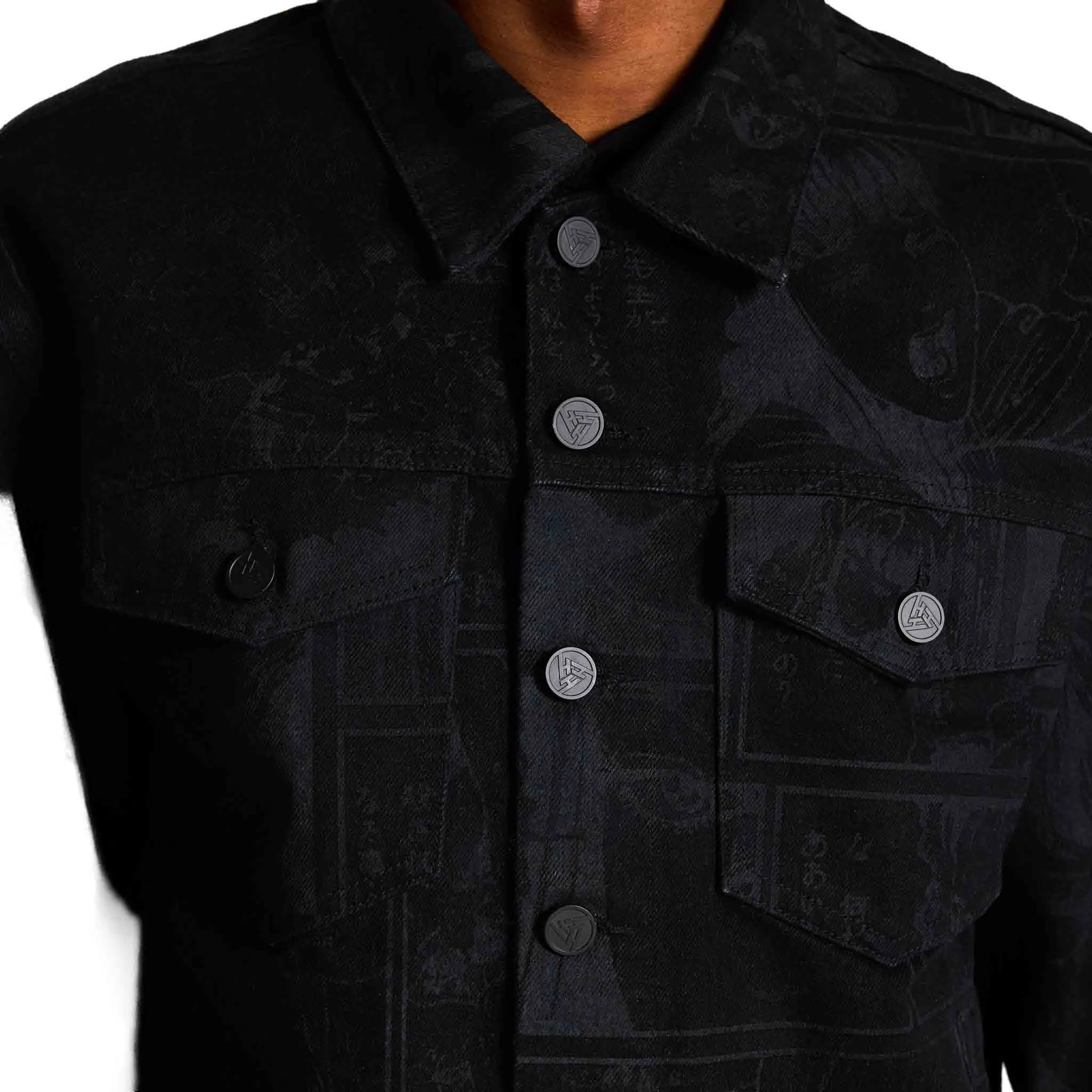 JUNJI ITO DENIM TRUCKER JACKET (BLACK)