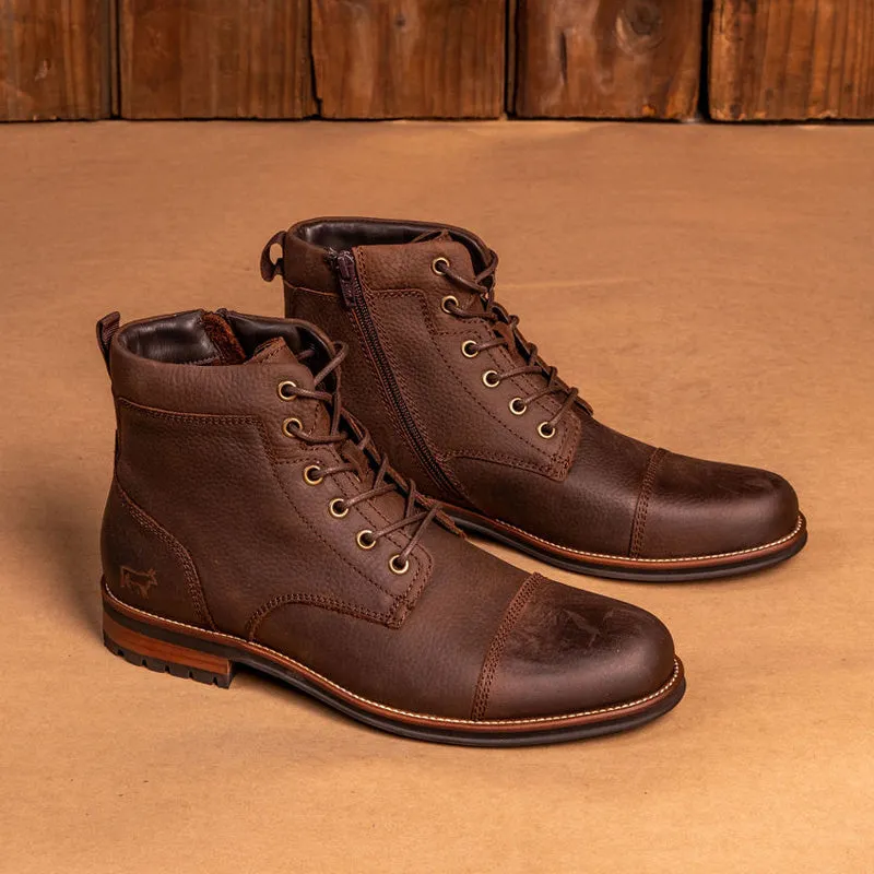 Kingsley Heath Tracker Utility Boot Choc/Choc