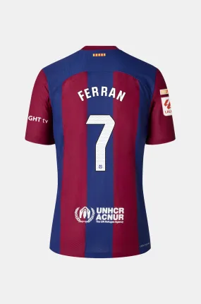 LFP FC Barcelona home shirt 23/24  - FERRAN