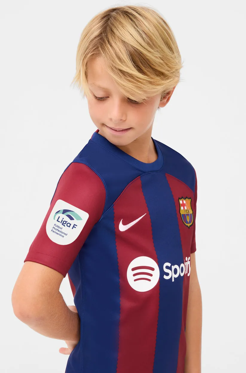 Liga F FC Barcelona home shirt 23/24 - Junior - BRUGTS