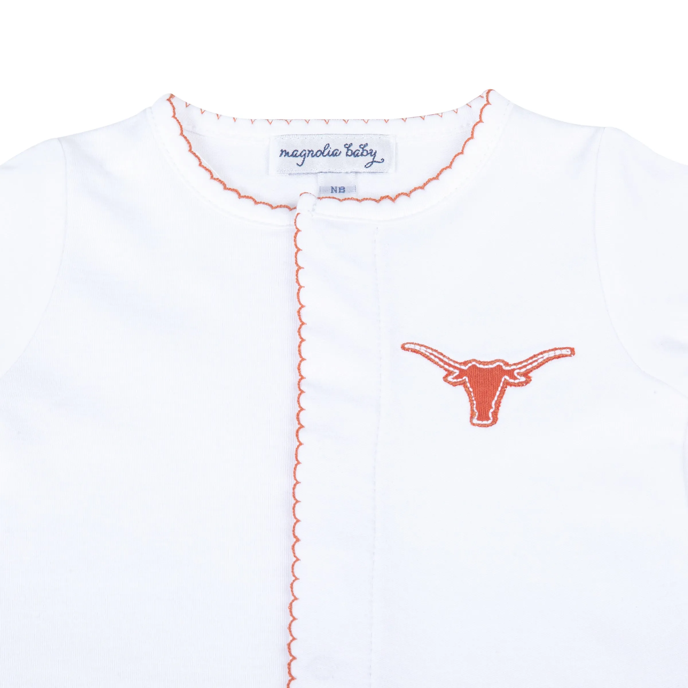 Lil' Longhorn Embroidered Footie