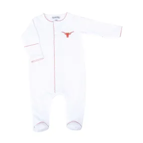 Lil' Longhorn Embroidered Footie