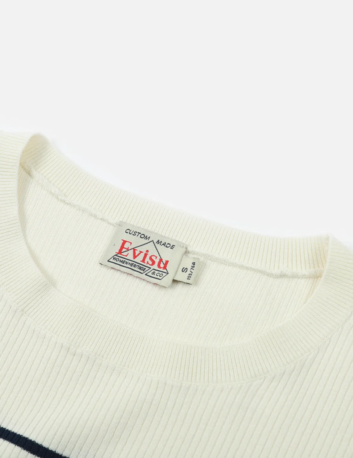 Logo Badge Pocket Stripe Sweater