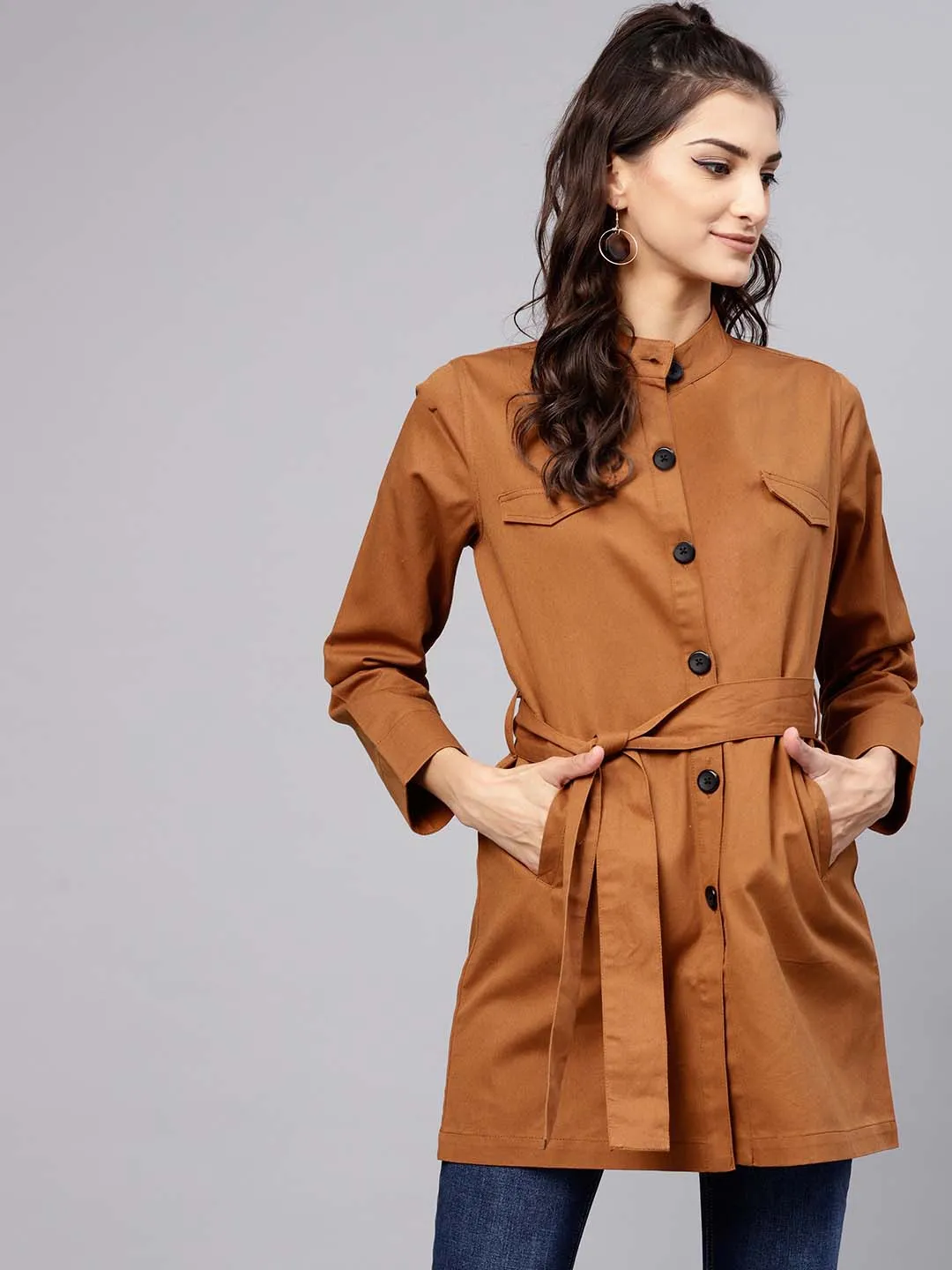 Long Coat With Belt