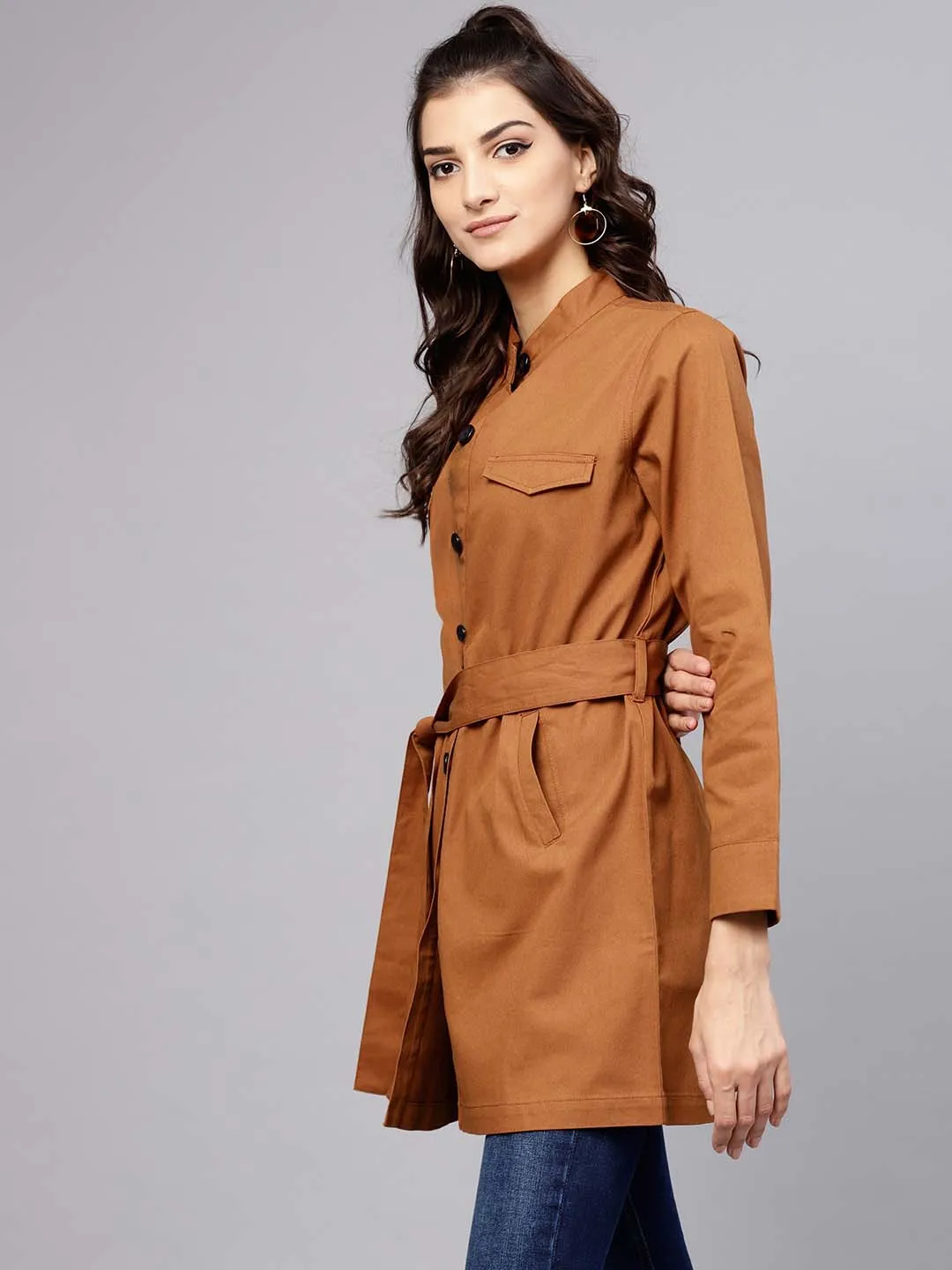 Long Coat With Belt