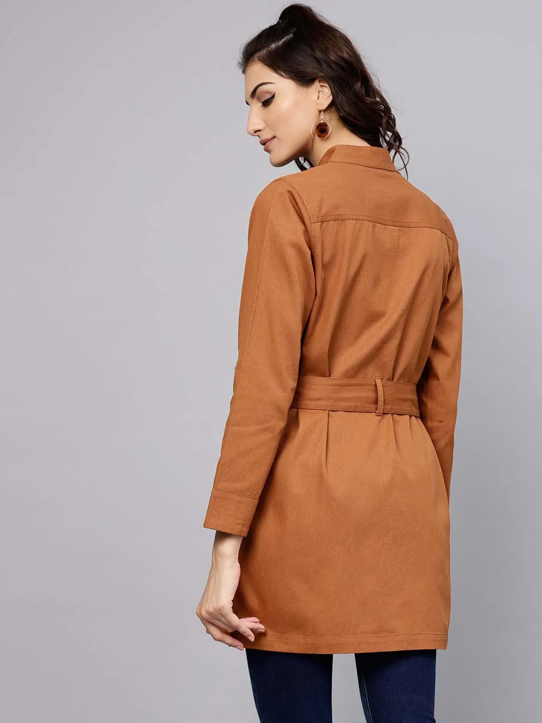 Long Coat With Belt