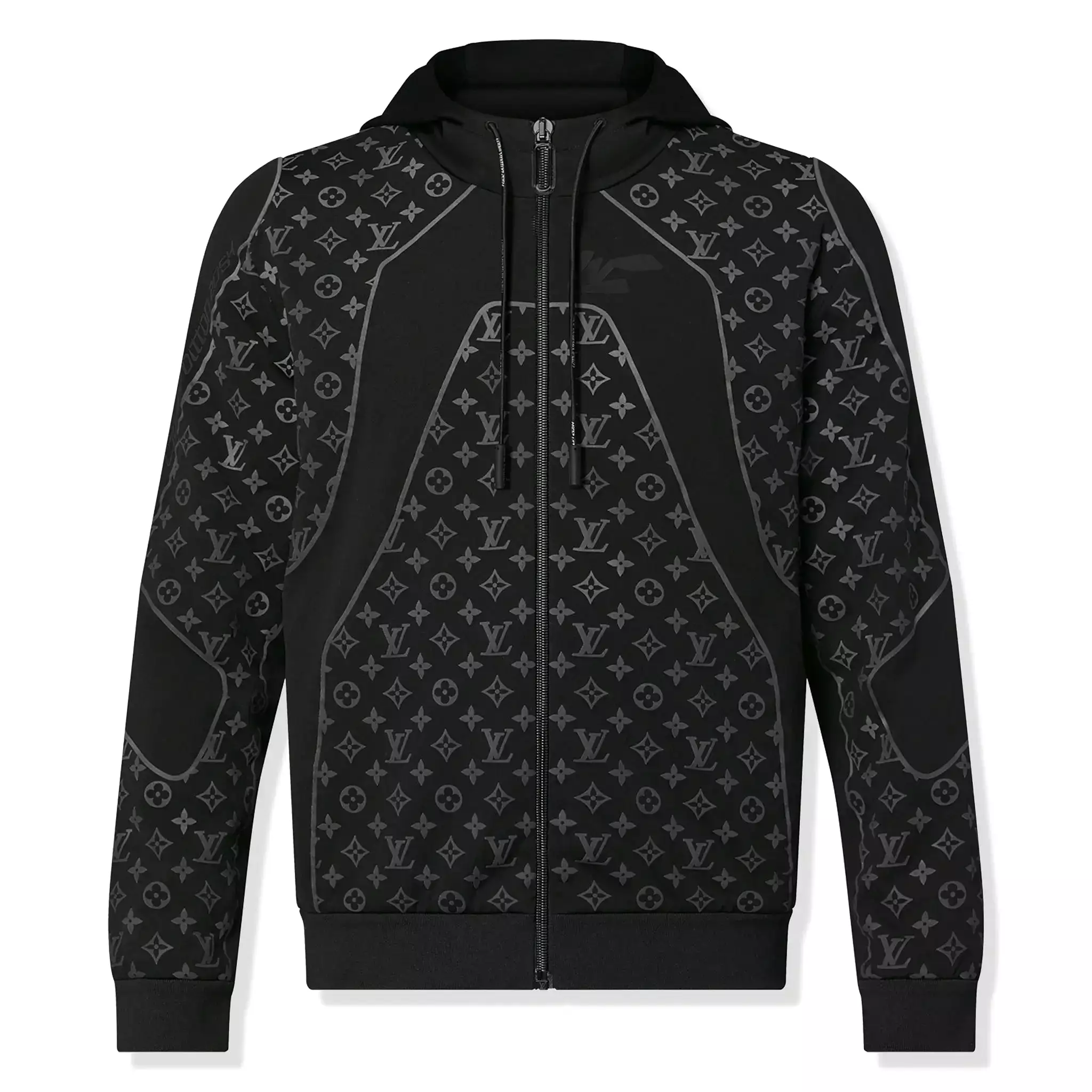 Louis Vuitton 2054 Hybrid Zip Through Black Hoodie