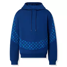 Louis Vuitton LV Monogram Circle Cut Blue Hoodie