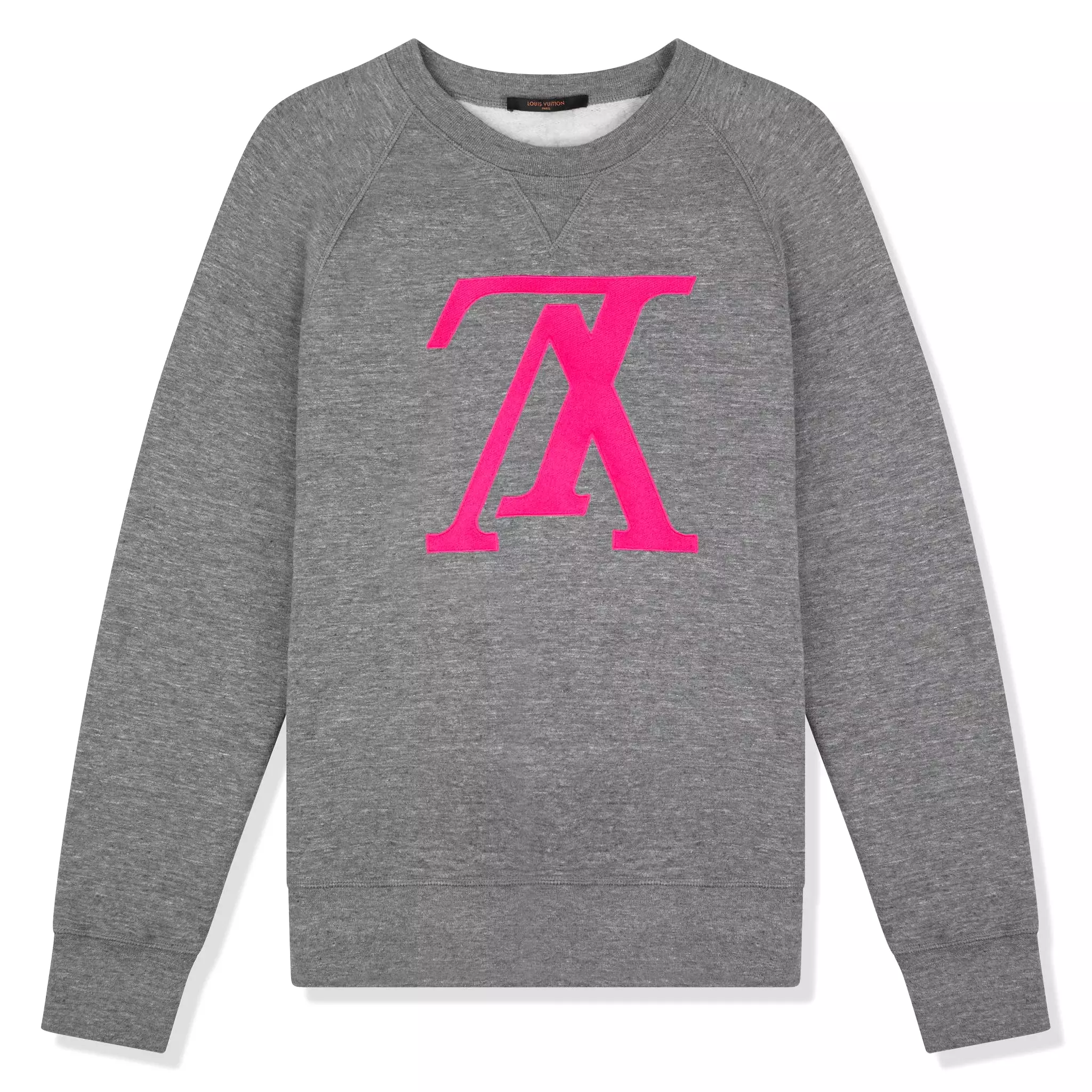 Louis Vuitton LV Upside Down Grey Pink Sweatshirt