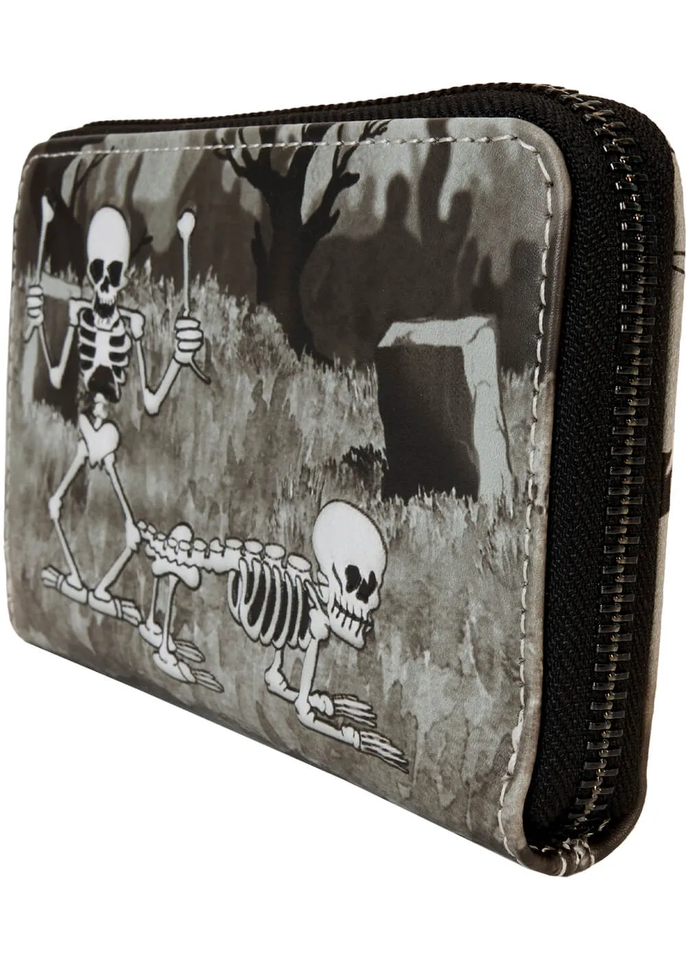 Loungefly Disney Skeleton Dance Wallet Black