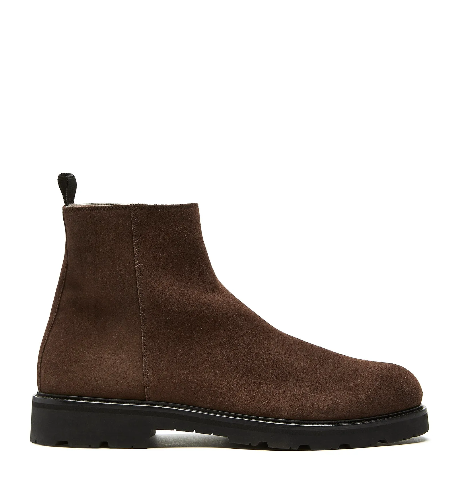 LUDO MEN'S SHEARLING-LINED SUEDE BOOT