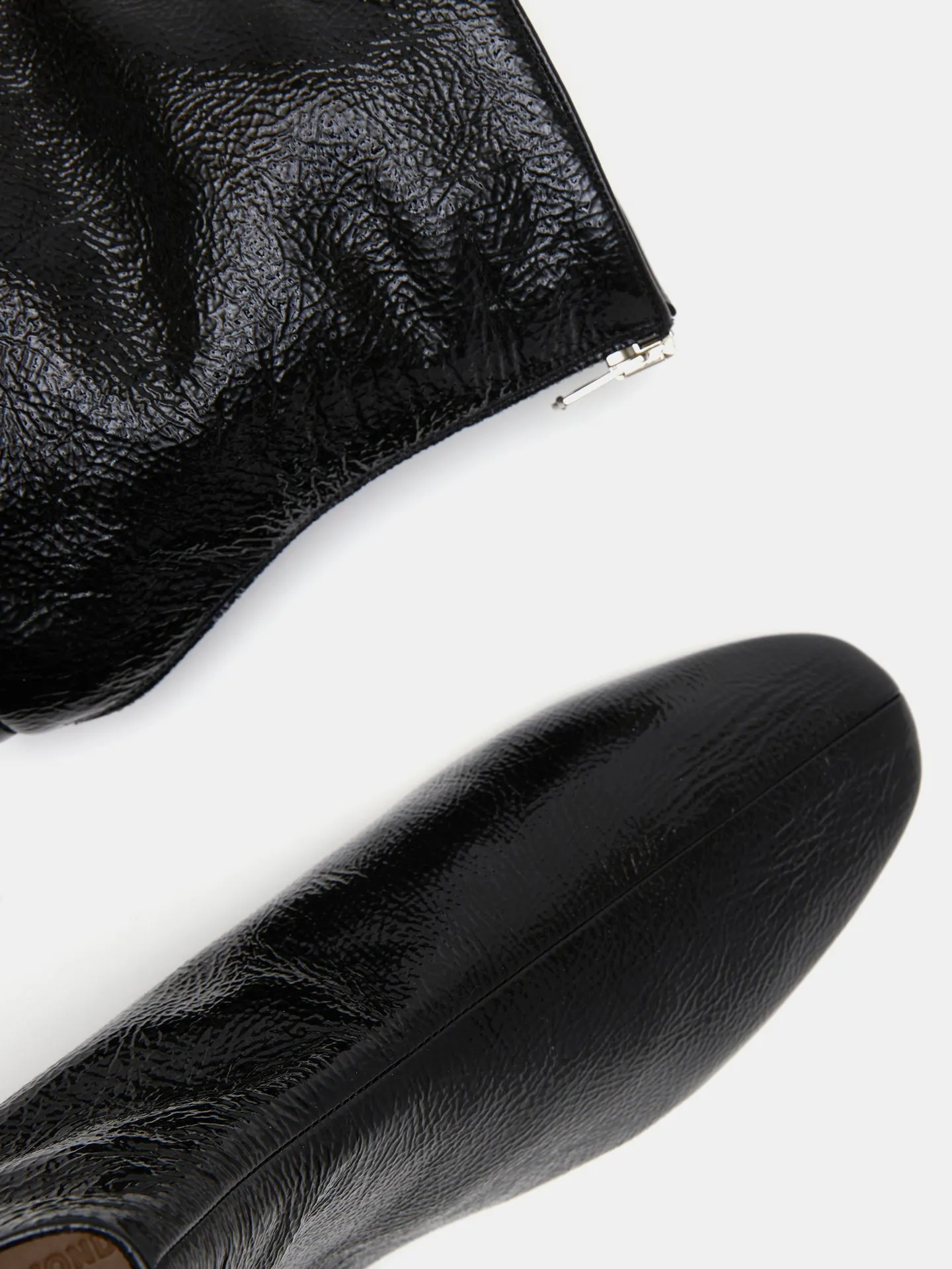 Luna Ankle Boot / Black Patent Leather