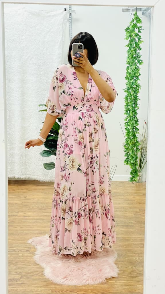 Madden chiffon maxi dress